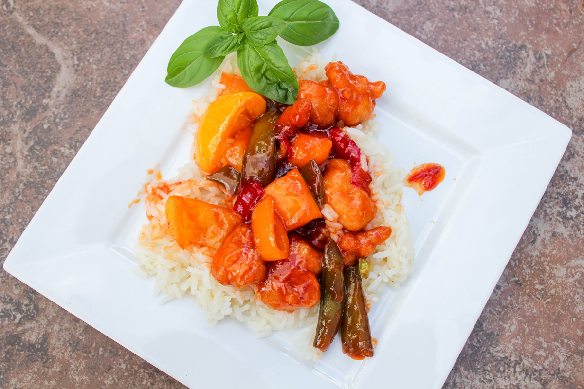 Sweet and Sour Chicken and Bell Peppers