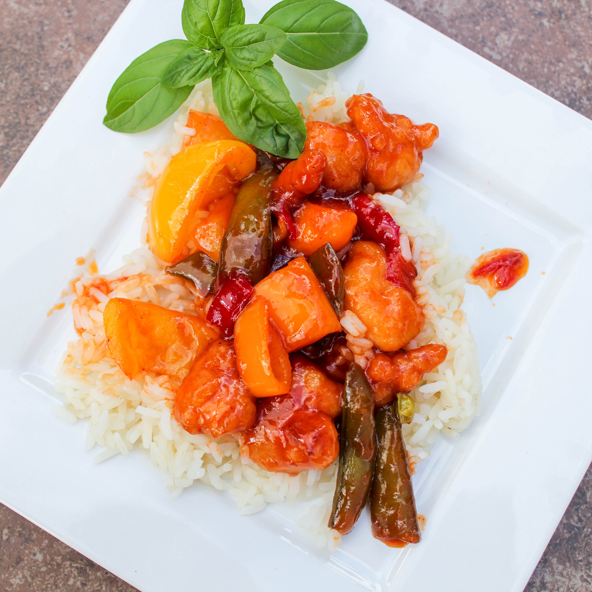 Sweet and Sour Chicken and Bell Peppers