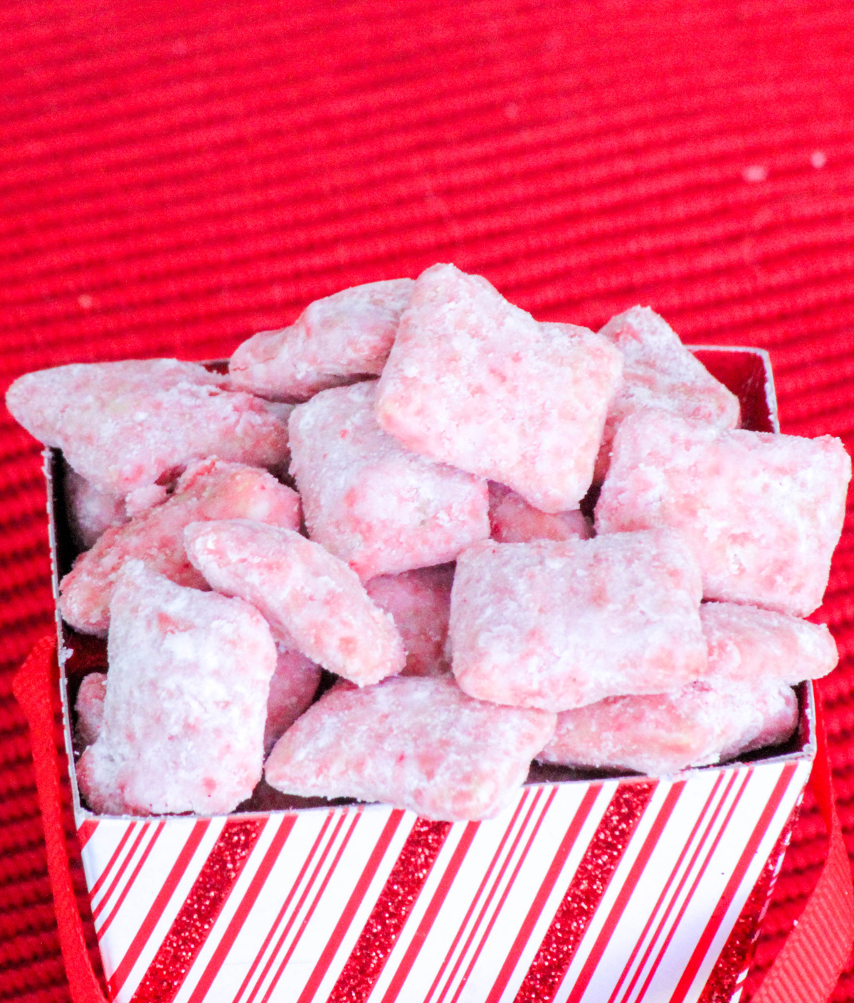 Candy Cane Peppermint Puppy Chow