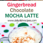 Gingerbread Chocolate Mocha Latte