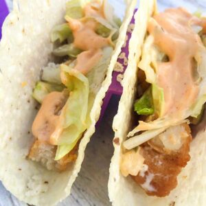 Fish Tacos with Chipotle Ranch Sauce Featured Image