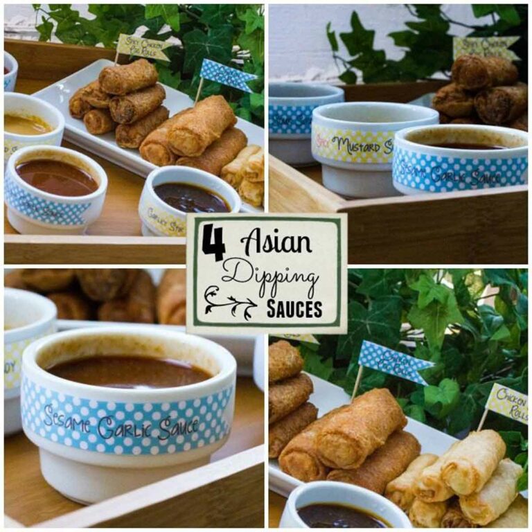 4 Restaurant-Inspired Asian Style Dipping Sauces