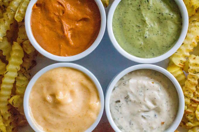 photo of dipping sauces