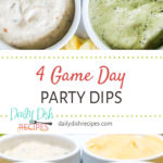 4 Game Day Dips for GameTime