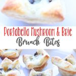 Portabella Mushroom and Brie Brunch Bites