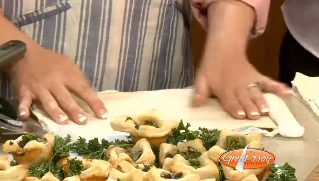 KMOV Great Day St. Louis Portabella Mushroom and Brie Brunch Bites