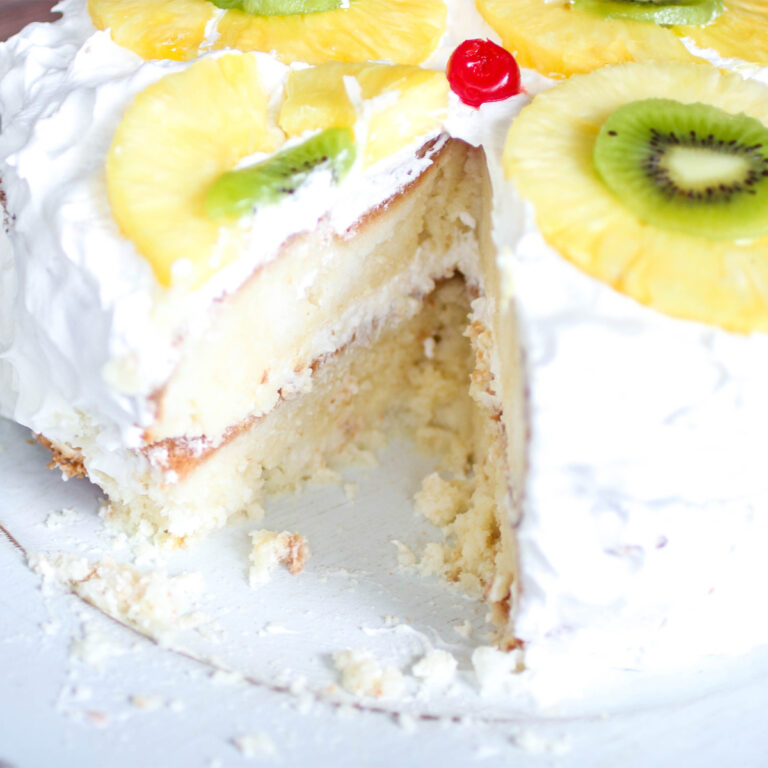 Best Tropical Layered Poke Cake