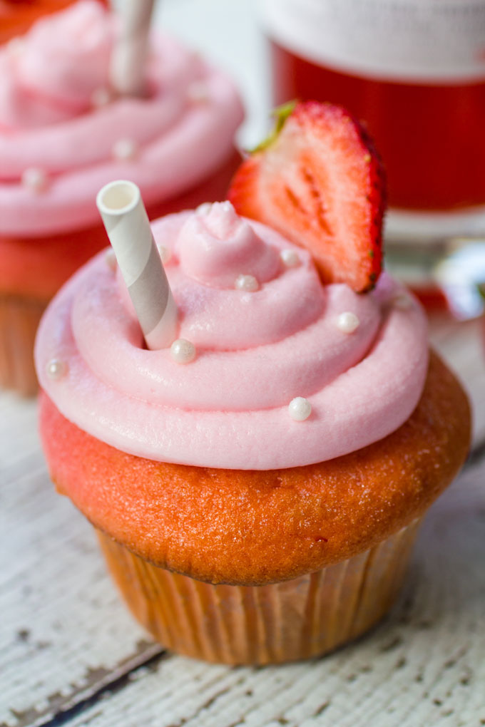 Strawberry Margarita Cupcakes | Daily Dish Recipes