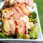 Smoked Bacon Wrapped Swiss Stuffed Chicken Breasts Featured Image