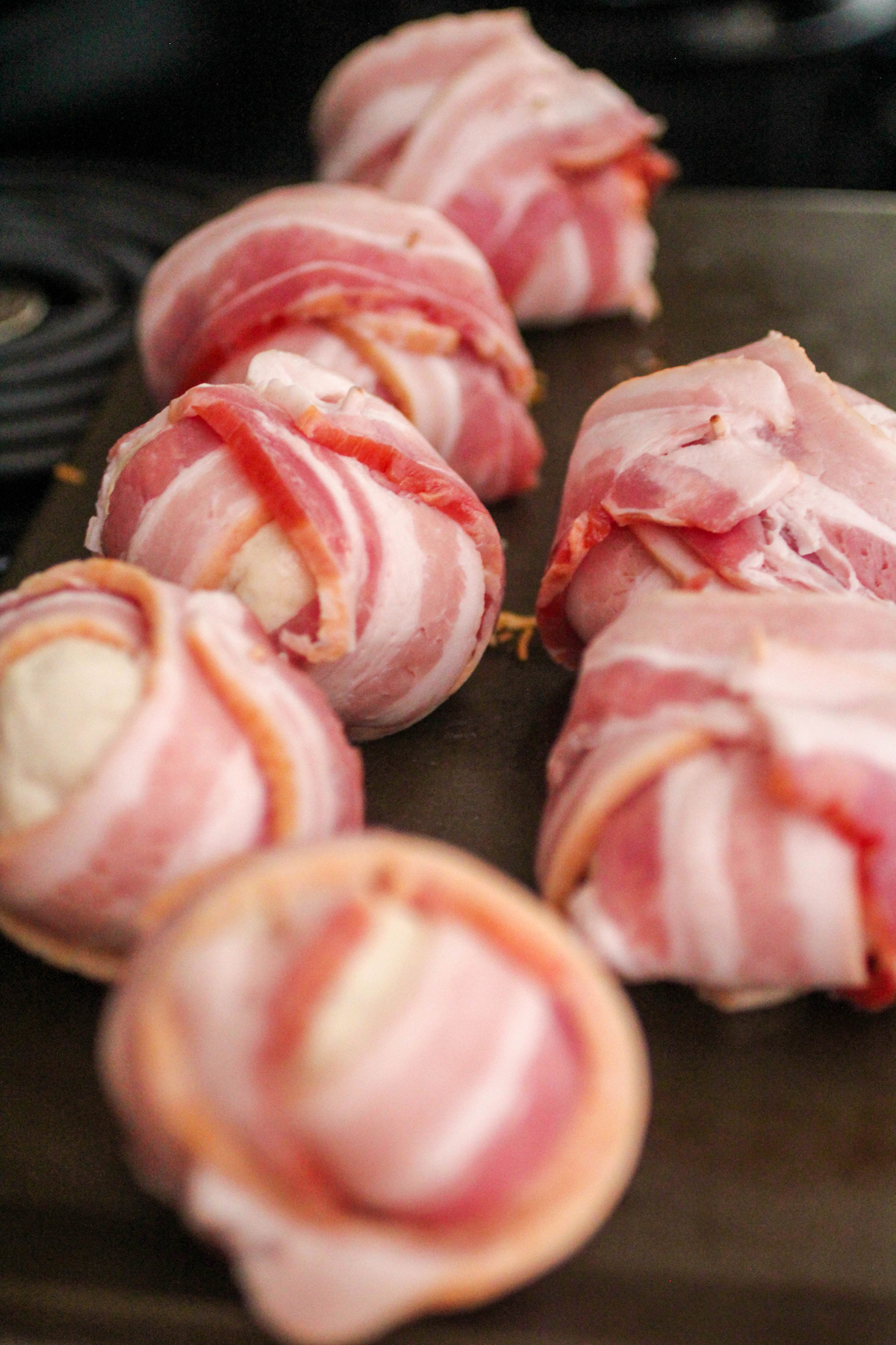 Bacon Wrapped Sausage Balls