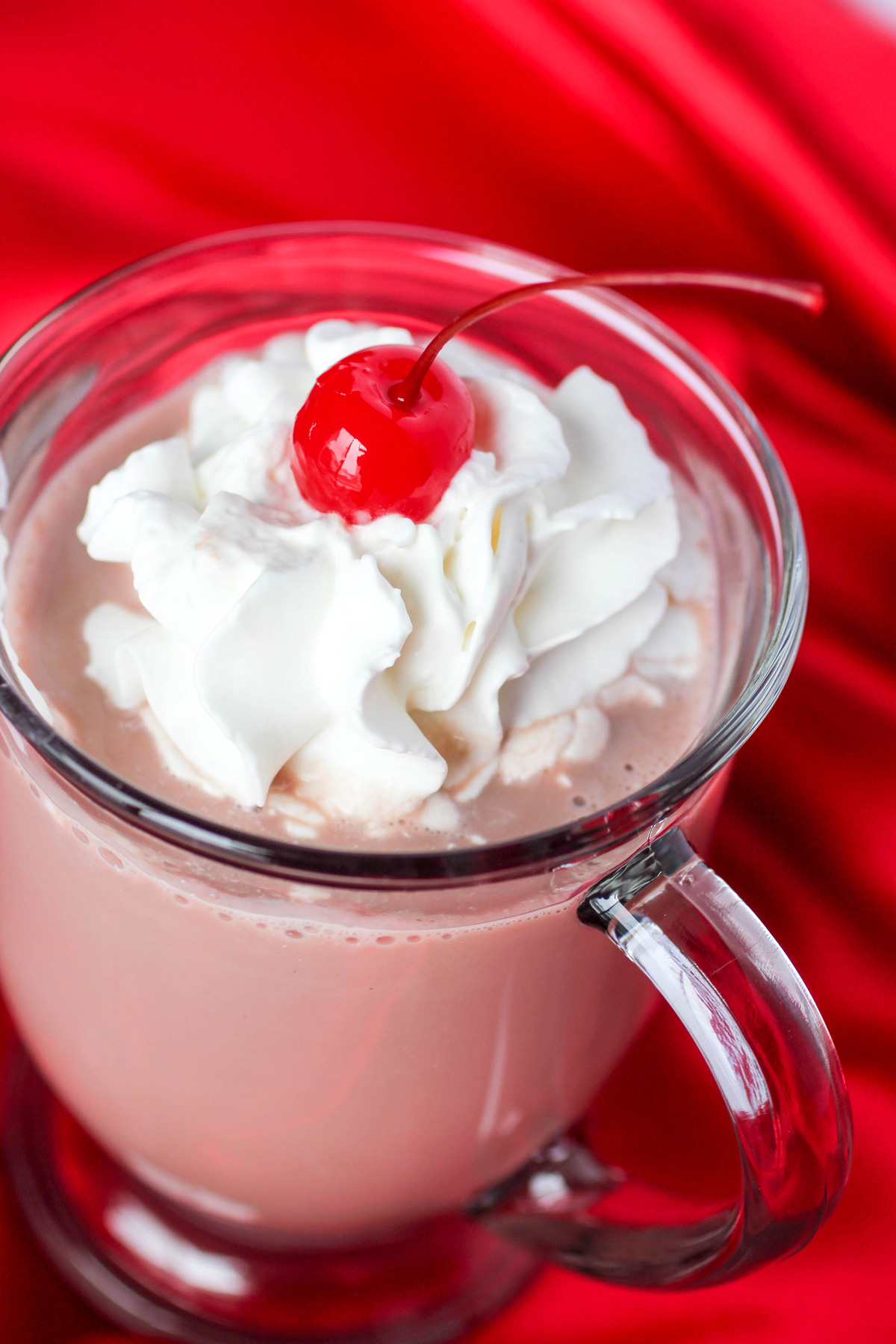 Cherry Marshmallow Cordial Hot Chocolate