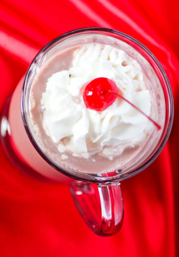 Cherry Marshmallow Cordial Hot Chocolate