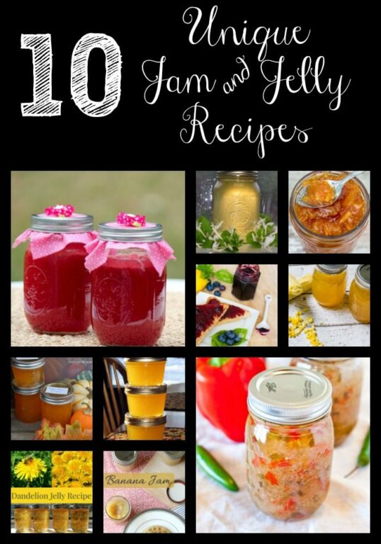 10 Unique Jam and Jelly Recipes