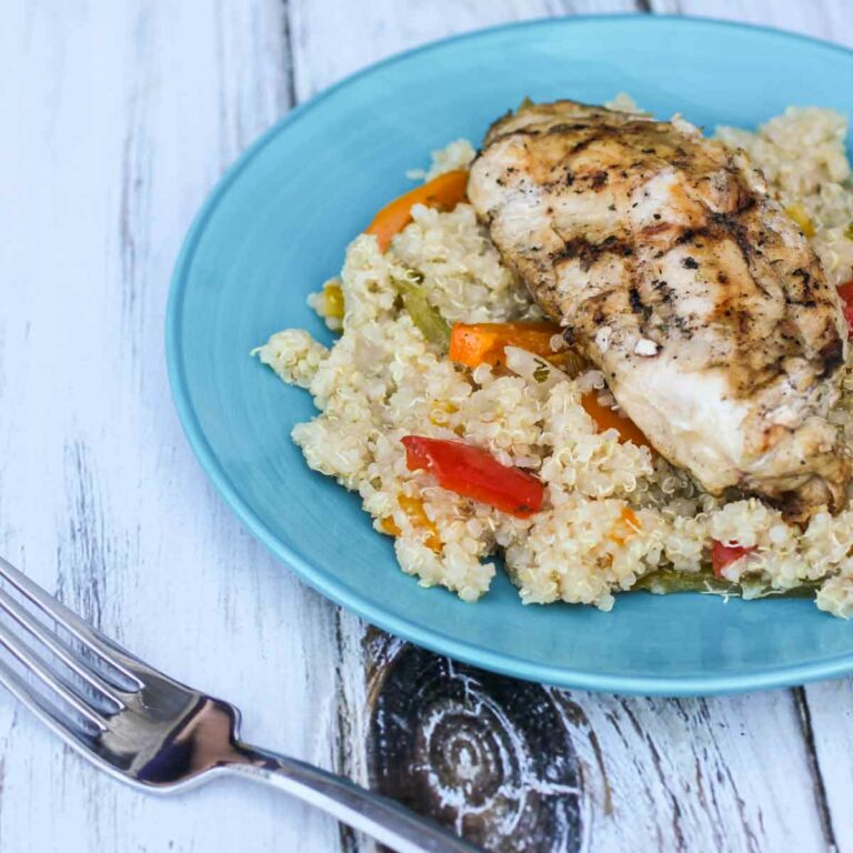 Ranch Grilled Chicken with Vegetables and Quinoa Featured Image