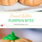 Peanut Butter Pumpkin Bites
