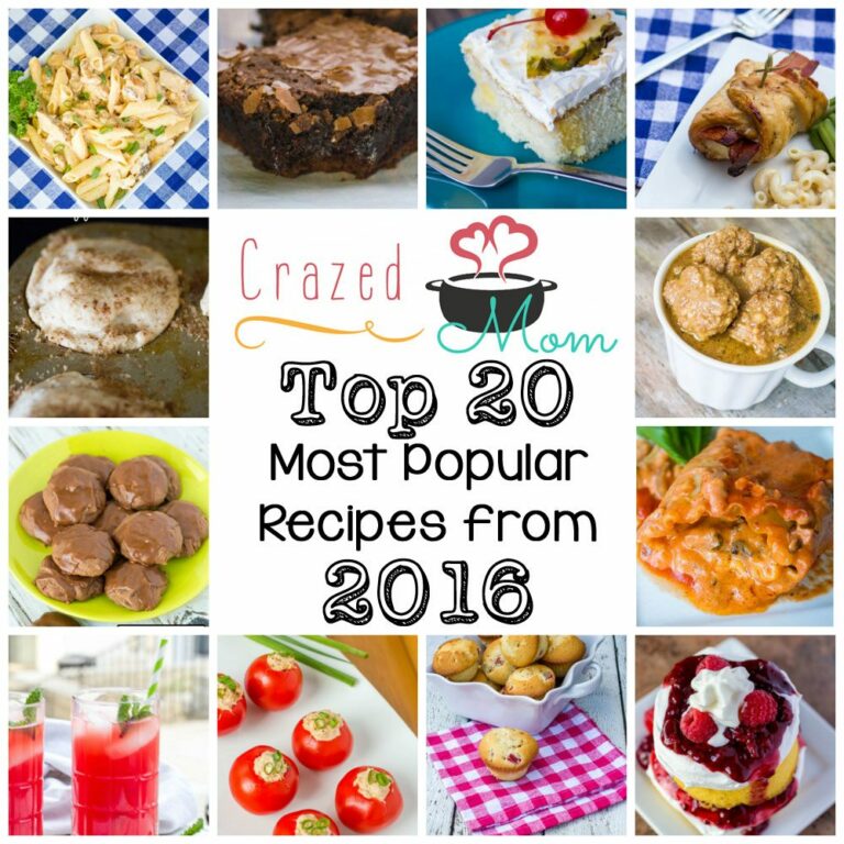 Top 20 Most Popular Recipes from 2016