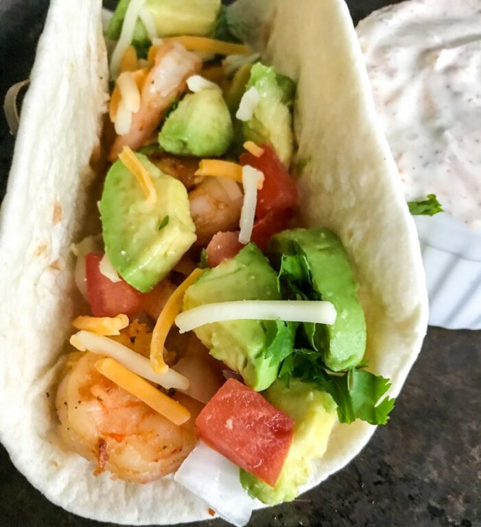 Baja Lime Grilled Shrimp Tacos