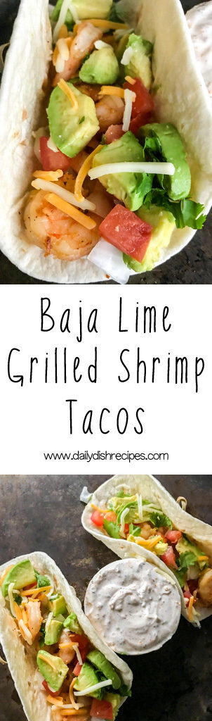 Baja Lime Grilled Shrimp Tacos