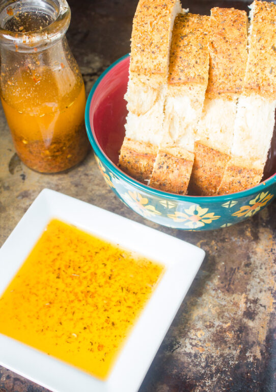 Restaurant Style Garlic and Herb Bread Dipping Oil