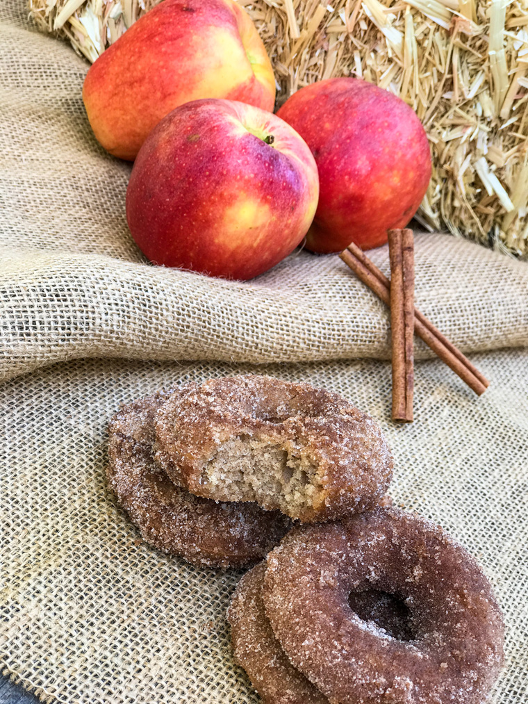 Cinnamon Apple Donuts