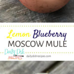 Lemon Blueberry Moscow Mule