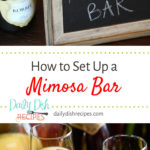 How to set up a mimosa bar