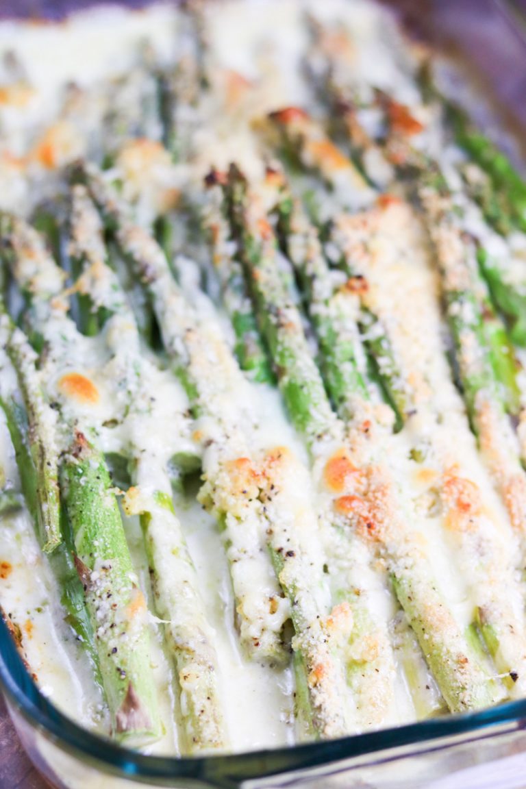 Creamy Baked Cheesy Asparagus – Daily Dish Recipes