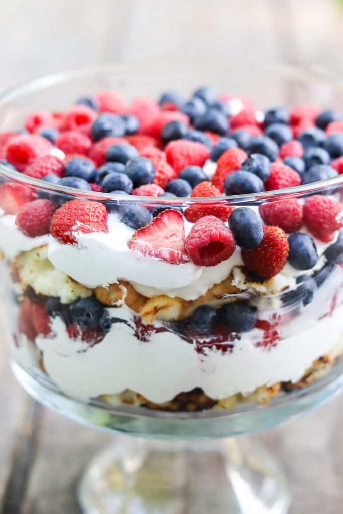 Grilled Angel Food Cake Triple Berry Trifle – Daily Dish Recipes