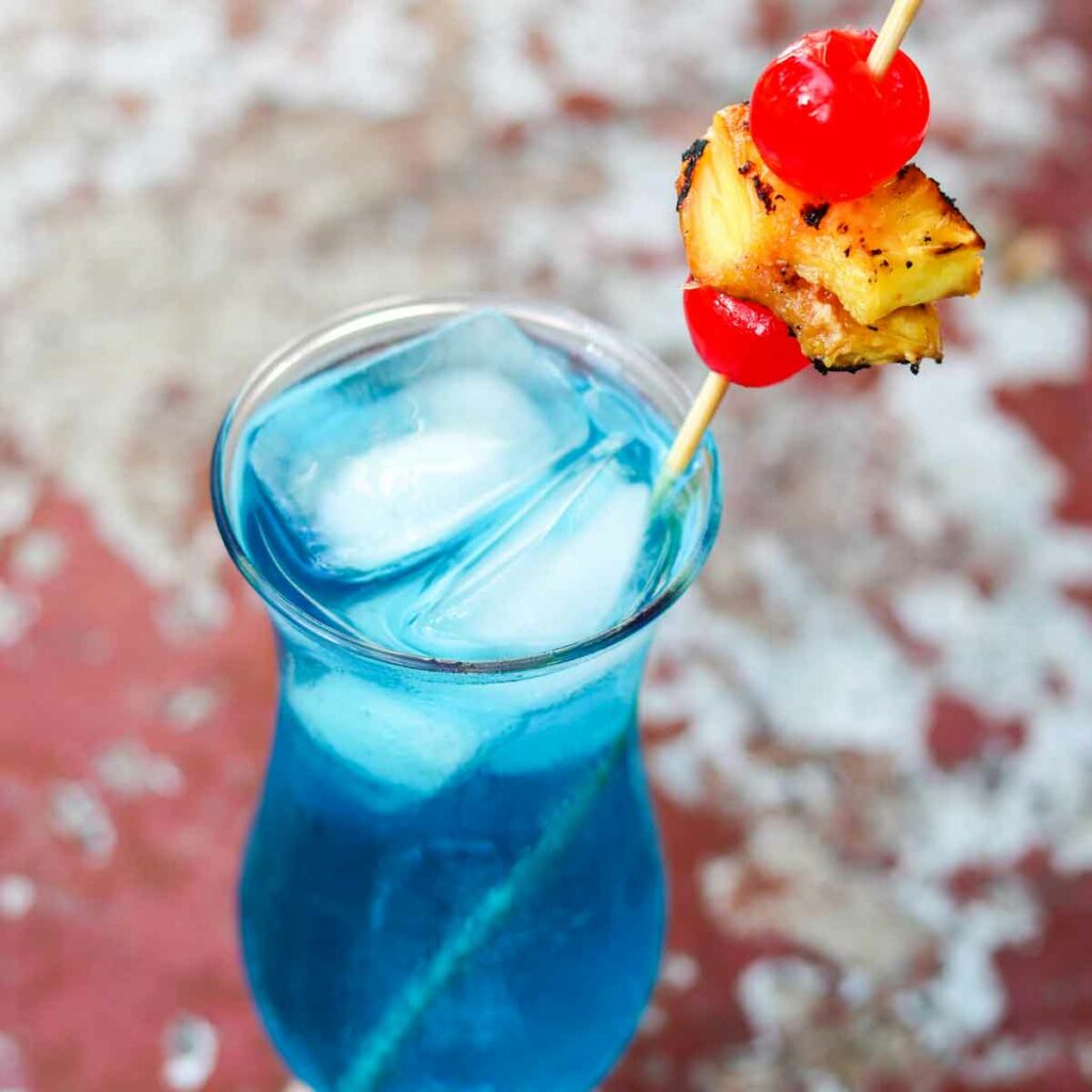 Grilled Spiced Blue Hawaiian Cocktail – Daily Dish Recipes