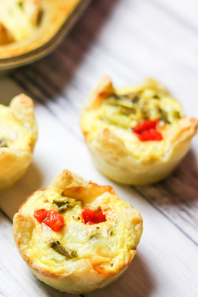 Roasted Red Pepper Asparagus Mini Tarts – Daily Dish Recipes