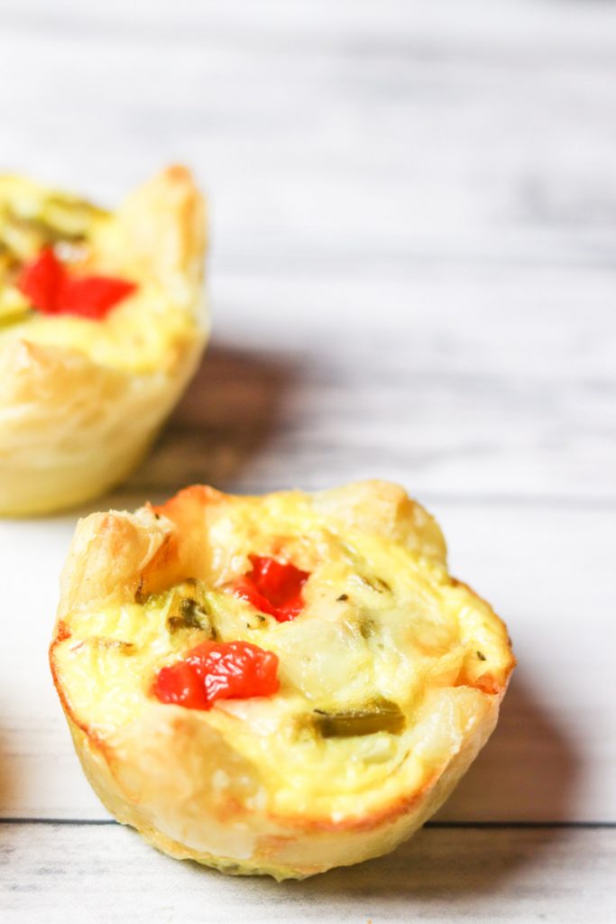 Roasted Red Pepper Asparagus Mini Tarts – Daily Dish Recipes