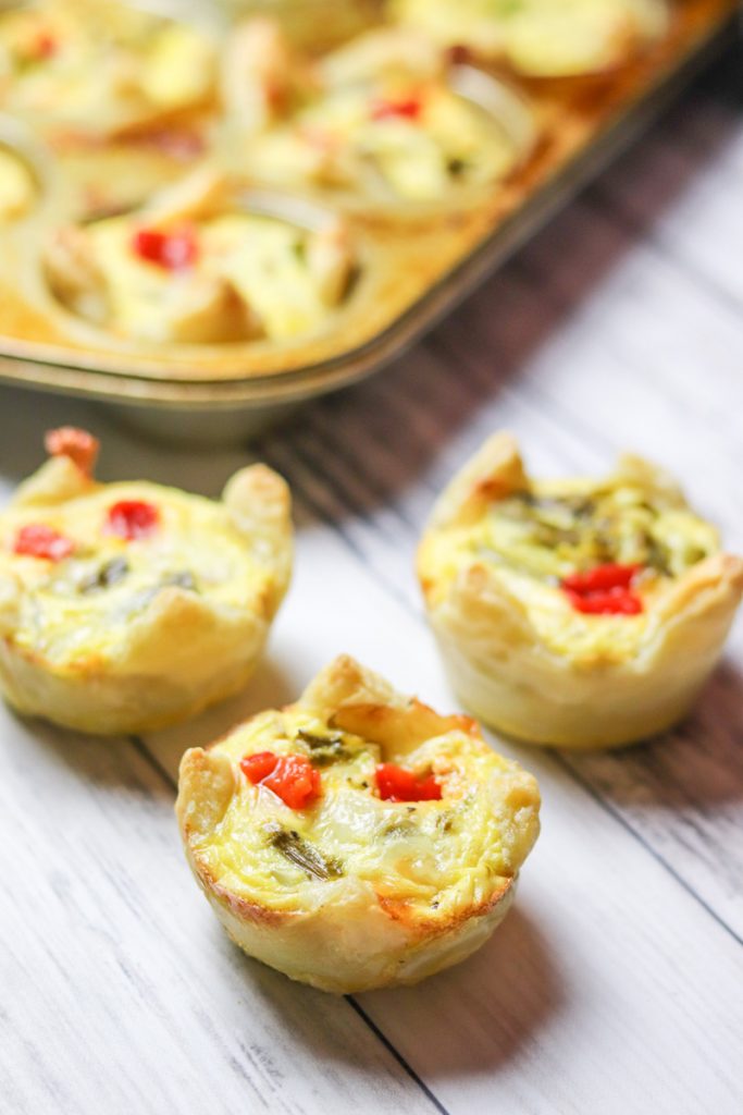 Roasted Red Pepper Asparagus Mini Tarts – Daily Dish Recipes