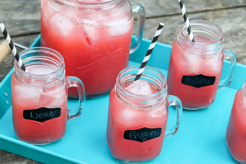Strawberry Rosé Wine Punch