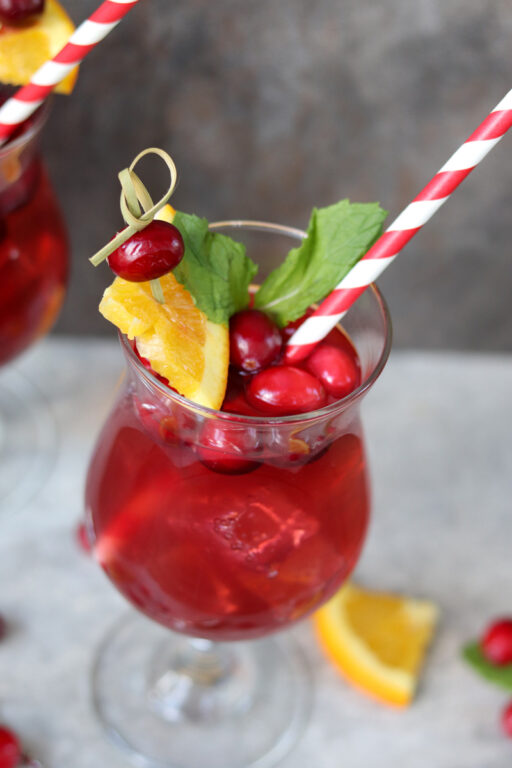 Cranberry Raspberry Sparkling Spinner Cocktails – Daily Dish Recipes