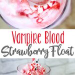 Vampire Blood Strawberry Floats