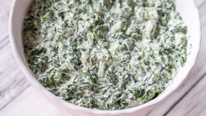 Easy Cheesy Creamed Spinach - Daily Dish Recipes