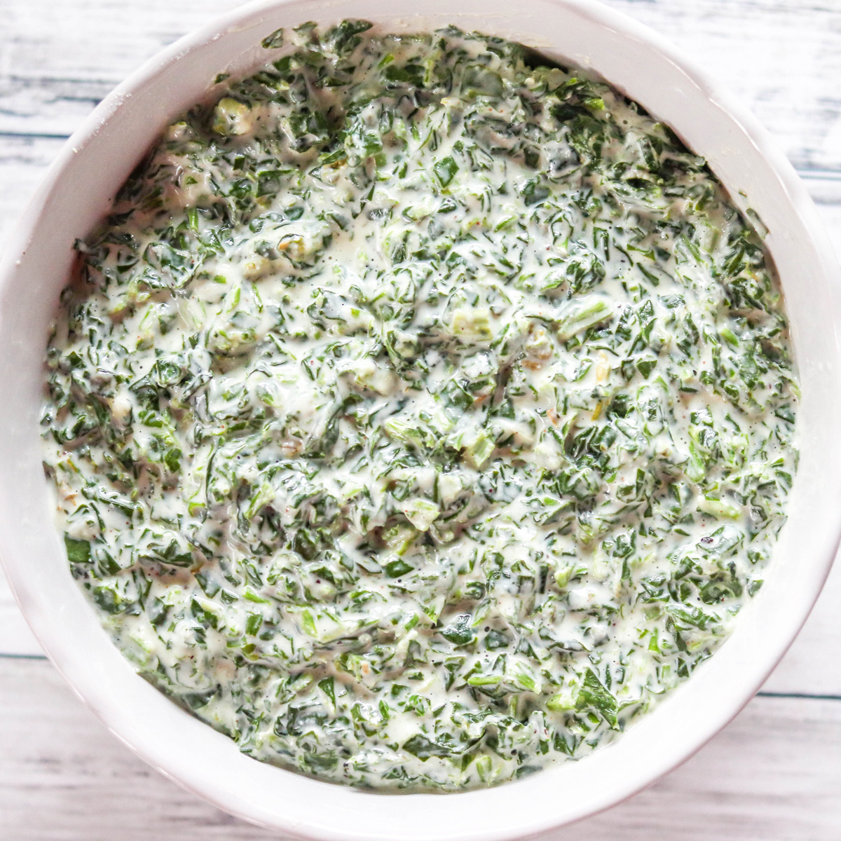 Easy Cheesy Creamed Spinach Featured Image