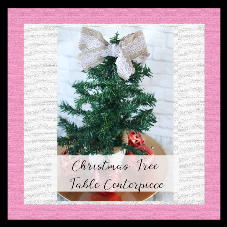 Christmas Tree Table Centerpiece