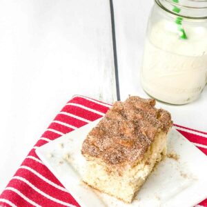 Easy Snickerdoodle Pancake Cake Featured Image