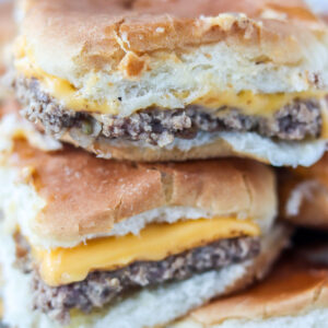 White Castle Cheeseburger Sliders (Copycat Recipe) Featured Image