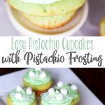 Easy Pistachio Cupcakes with Pistachio Frosting