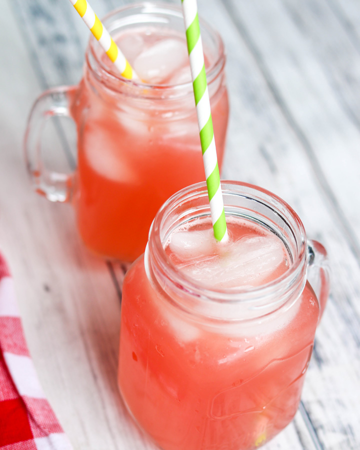 Homemade Watermelon Lemonade 