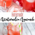 Homemade Watermelon Lemonade