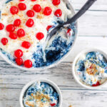 Patriotic Blueberry Jello Cheesecake Salad