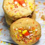 Candy Corn Sprinkle Cookies Featured Image