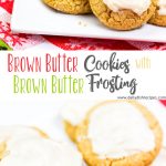 Brown Butter Cookies with Brown Butter Frosting