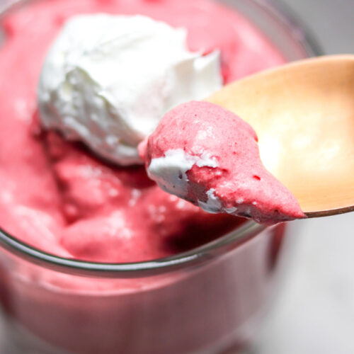 Another spoonful of Cranberry Mousse
