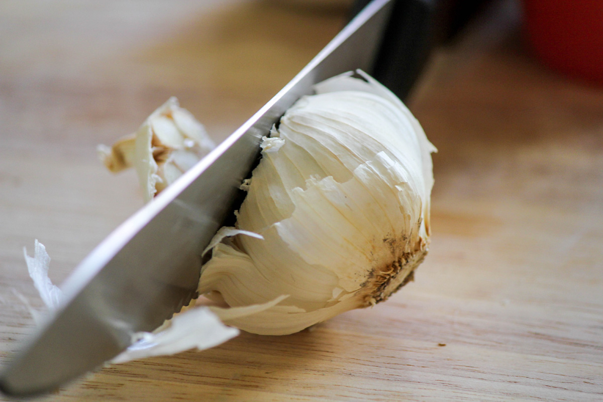 How to Roast Garlic Step 2