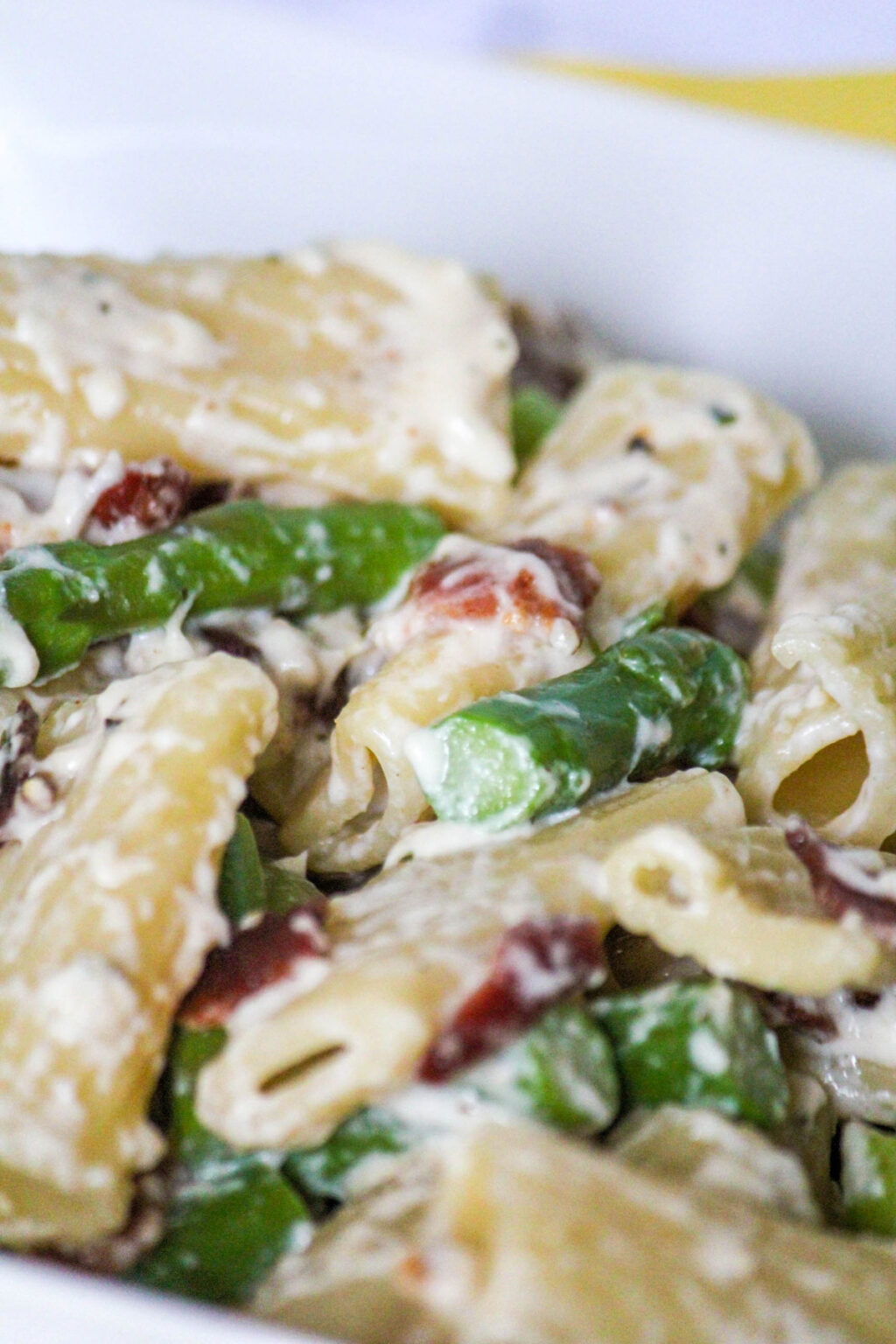 Rigatoni with Bacon and Asparagus – Daily Dish Recipes