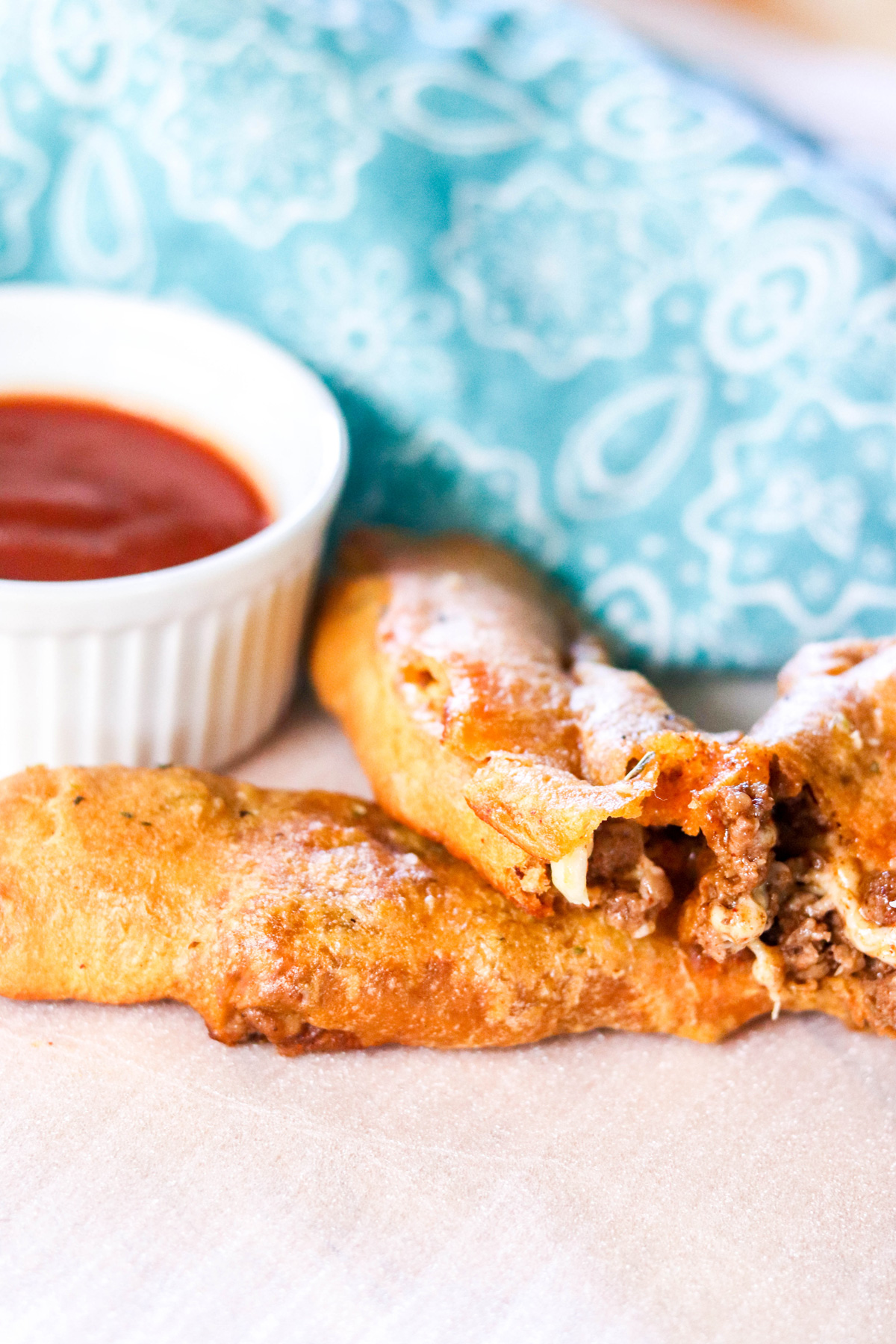 A Pile of Air Fryer Taco Sticks